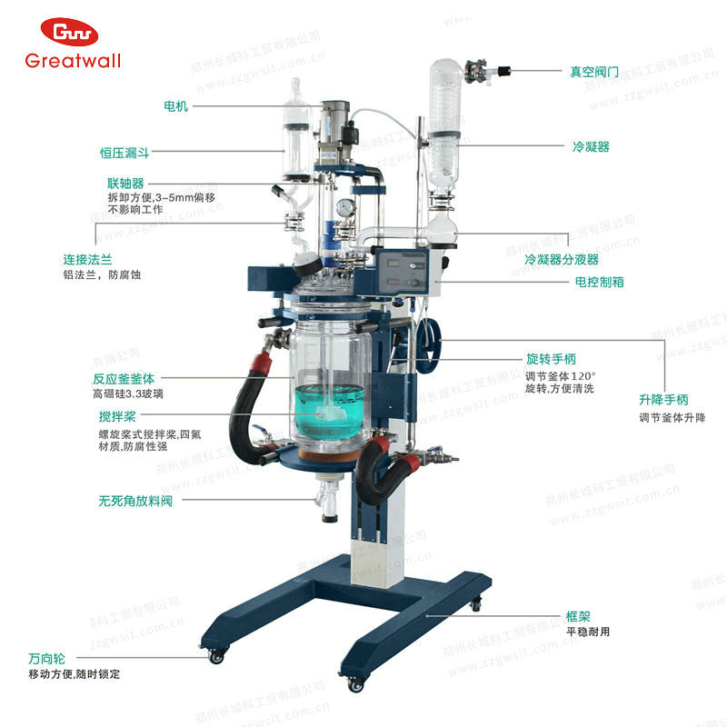 玻璃反應釜擋板作用